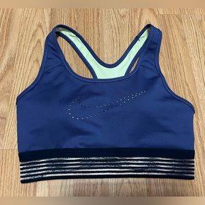 Women's Nike Dri Fit S Padded Sports Bra w/Mesh-Super cute! Like new!